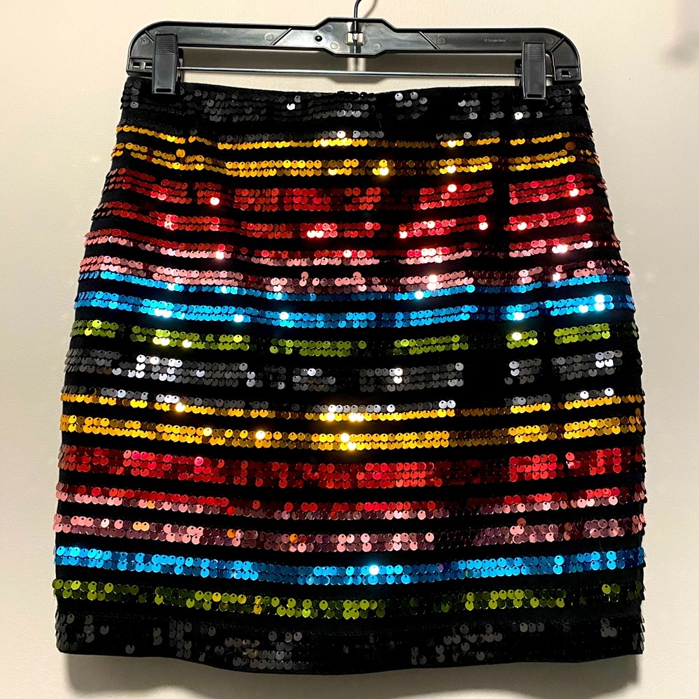 Express sequined miniskirt NWT size S